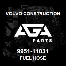 9951-11031 Volvo CE FUEL HOSE | AGA Parts