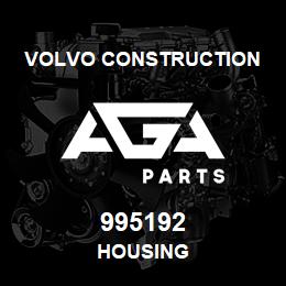 995192 Volvo CE HOUSING | AGA Parts