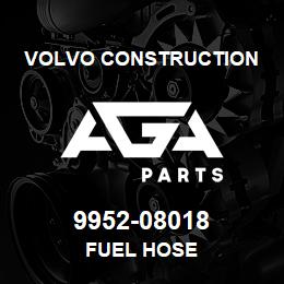 9952-08018 Volvo CE FUEL HOSE | AGA Parts