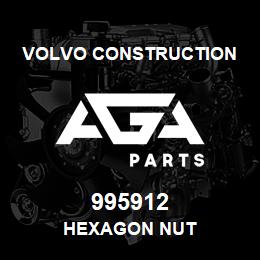 995912 Volvo CE HEXAGON NUT | AGA Parts