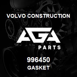 996450 Volvo CE GASKET | AGA Parts