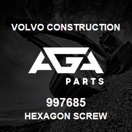 997685 Volvo CE HEXAGON SCREW | AGA Parts