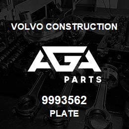 9993562 Volvo CE PLATE | AGA Parts