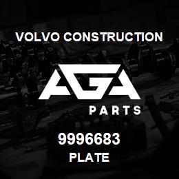9996683 Volvo CE PLATE | AGA Parts