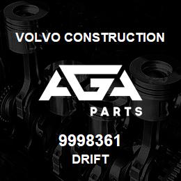 9998361 Volvo CE DRIFT | AGA Parts