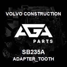 SB235A Volvo CE ADAPTER_TOOTH | AGA Parts