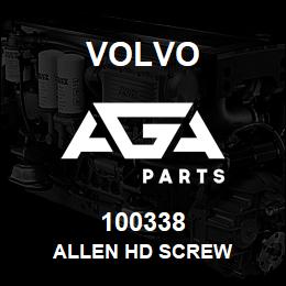 100338 Volvo Allen Hd Screw | AGA Parts