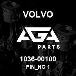 1036-00100 Volvo PIN_NO 1 | AGA Parts
