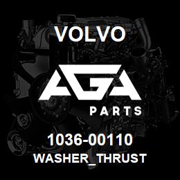1036-00110 Volvo WASHER_THRUST | AGA Parts