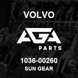1036-00260 Volvo SUN GEAR | AGA Parts