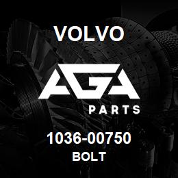 1036-00750 Volvo BOLT | AGA Parts