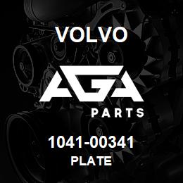 1041-00341 Volvo PLATE | AGA Parts