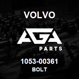 1053-00361 Volvo BOLT | AGA Parts