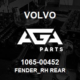 1065-00452 Volvo FENDER_RH REAR | AGA Parts