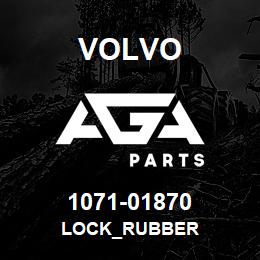 1071-01870 Volvo LOCK_RUBBER | AGA Parts