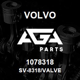 1078318 Volvo SV-8318/VALVE | AGA Parts