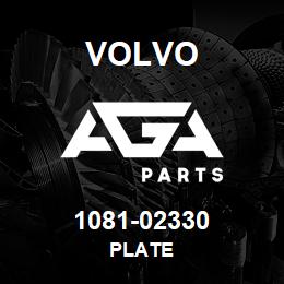 1081-02330 Volvo PLATE | AGA Parts