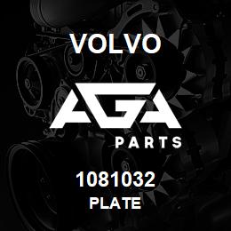 1081032 Volvo Plate | AGA Parts