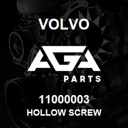 11000003 Volvo HOLLOW SCREW | AGA Parts