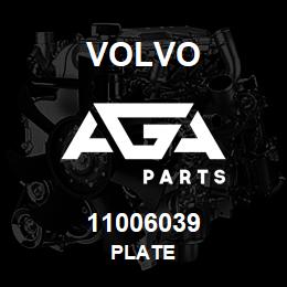 11006039 Volvo PLATE | AGA Parts