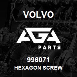 996071 Volvo HEXAGON SCREW | AGA Parts