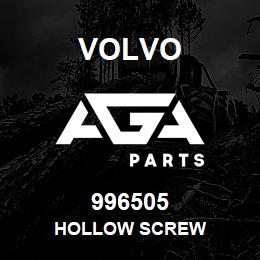 996505 Volvo HOLLOW SCREW | AGA Parts