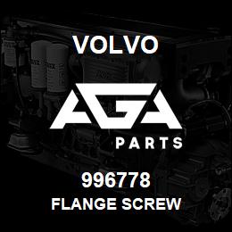 996778 Volvo FLANGE SCREW | AGA Parts