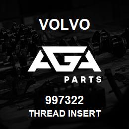 997322 Volvo THREAD INSERT | AGA Parts