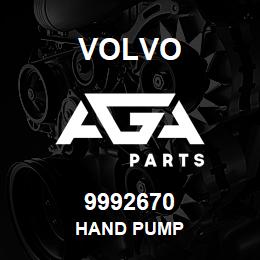 9992670 Volvo HAND PUMP | AGA Parts