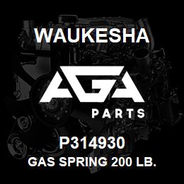 P314930 Waukesha GAS SPRING 200 LB. | AGA Parts