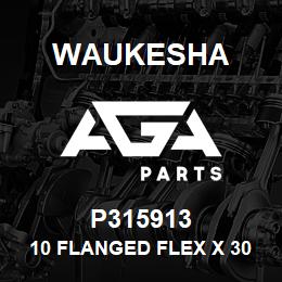 P315913 Waukesha 10 FLANGED FLEX X 30 | AGA Parts