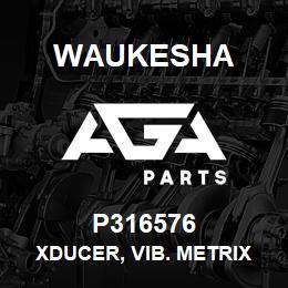 P316576 Waukesha XDUCER, VIB. METRIX SA6200A | AGA Parts