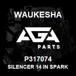 P317074 Waukesha SILENCER 14 IN SPARK ARRESTOR | AGA Parts