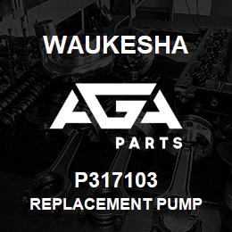 P317103 Waukesha REPLACEMENT PUMP | AGA Parts