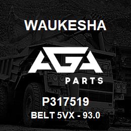 P317519 Waukesha BELT 5VX - 93.0 | AGA Parts