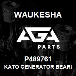 P489761 Waukesha KATO GENERATOR BEARING | AGA Parts