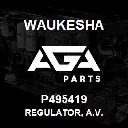 P495419 Waukesha REGULATOR, A.V. | AGA Parts