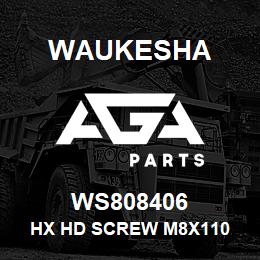 WS808406 Waukesha HX HD SCREW M8X110 | AGA Parts