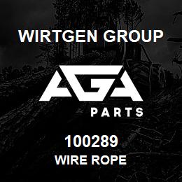 100289 Wirtgen Group WIRE ROPE | AGA Parts