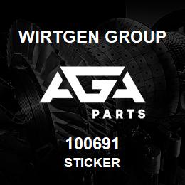 100691 Wirtgen Group STICKER | AGA Parts