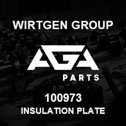 100973 Wirtgen Group INSULATION PLATE | AGA Parts