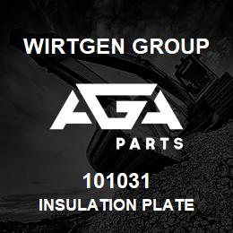 101031 Wirtgen Group INSULATION PLATE | AGA Parts