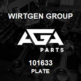 101633 Wirtgen Group PLATE | AGA Parts
