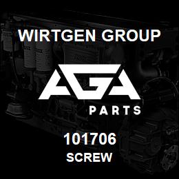 101706 Wirtgen Group SCREW | AGA Parts