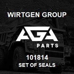 101814 Wirtgen Group SET OF SEALS | AGA Parts