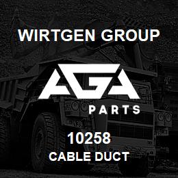 10258 Wirtgen Group CABLE DUCT | AGA Parts