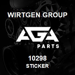 10298 Wirtgen Group STICKER | AGA Parts