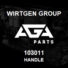 103011 Wirtgen Group HANDLE | AGA Parts