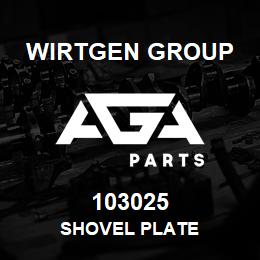 103025 Wirtgen Group SHOVEL PLATE | AGA Parts
