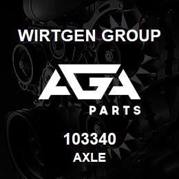 103340 Wirtgen Group AXLE | AGA Parts